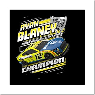 Ryan Blaney NASCAR Cup 2023 Series Champion Trophy Posters and Art